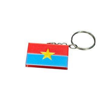 Móc khóa cờ đỏ sao vàng | phụ kiện biểu tượng quốc kỳ Việt Nam – tinh tế, bền đẹp