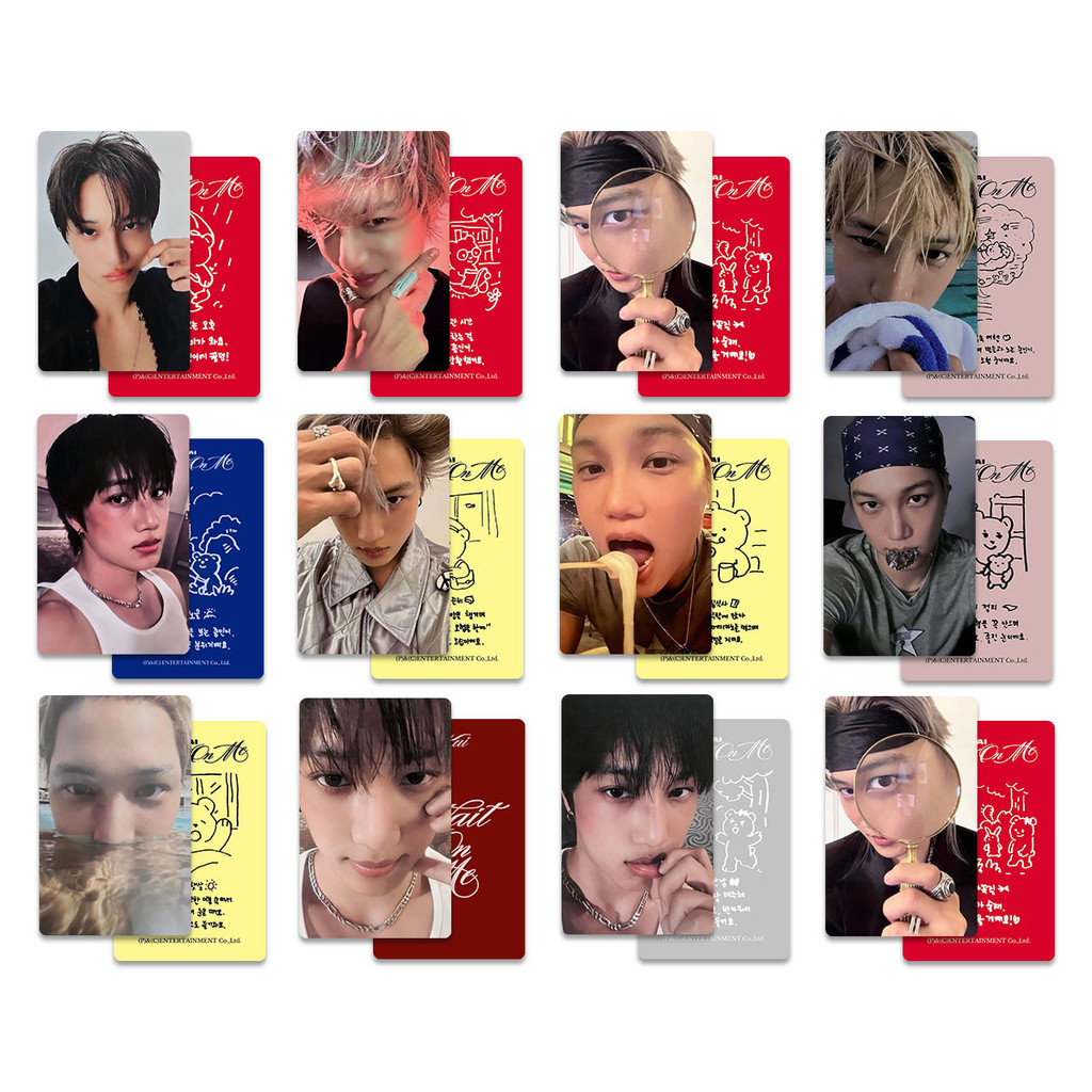 4-9 Chiếc EXO KAI Wait On Me Tinh Chất Reverie Lomo Cards HELLO WORLD 4th min Album Solo Photocards CHEN XIUMIN SUHO Park Chanyeol D.O. Bưu thiếp Oh Se Hun YM
