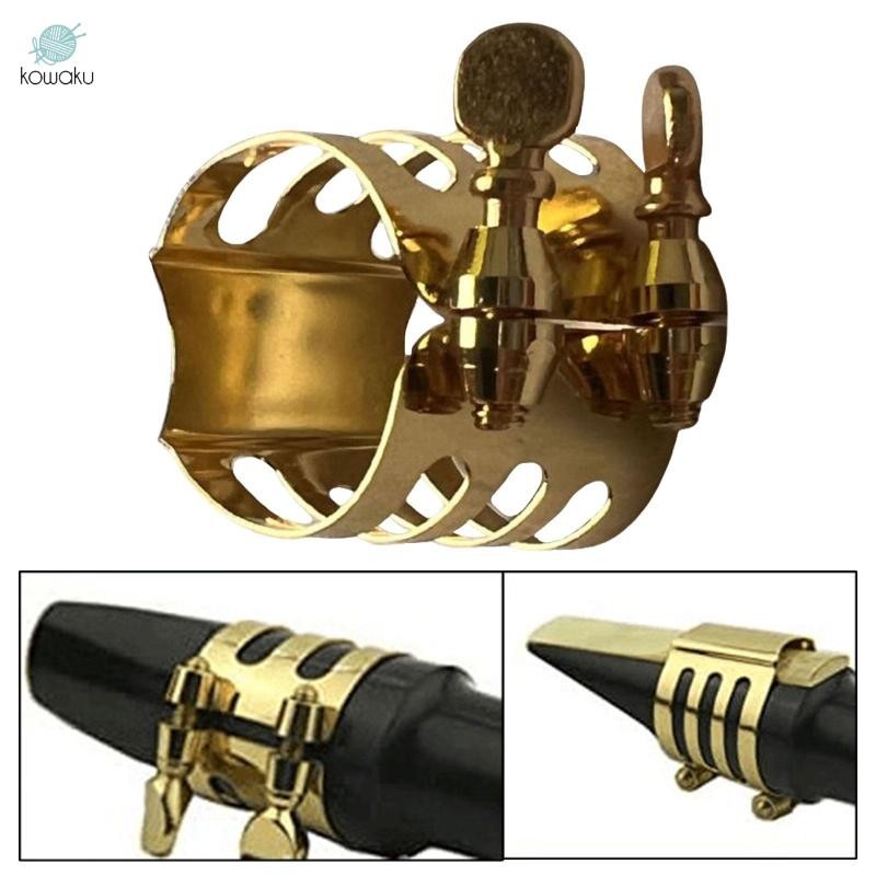 Alto Saxophone Miệng Dây Buộc Kẹp Cao Cấp Đa Năng Đôi Vít Saxophone Dây Buộc Cho Người Yêu Sax Người Chơi