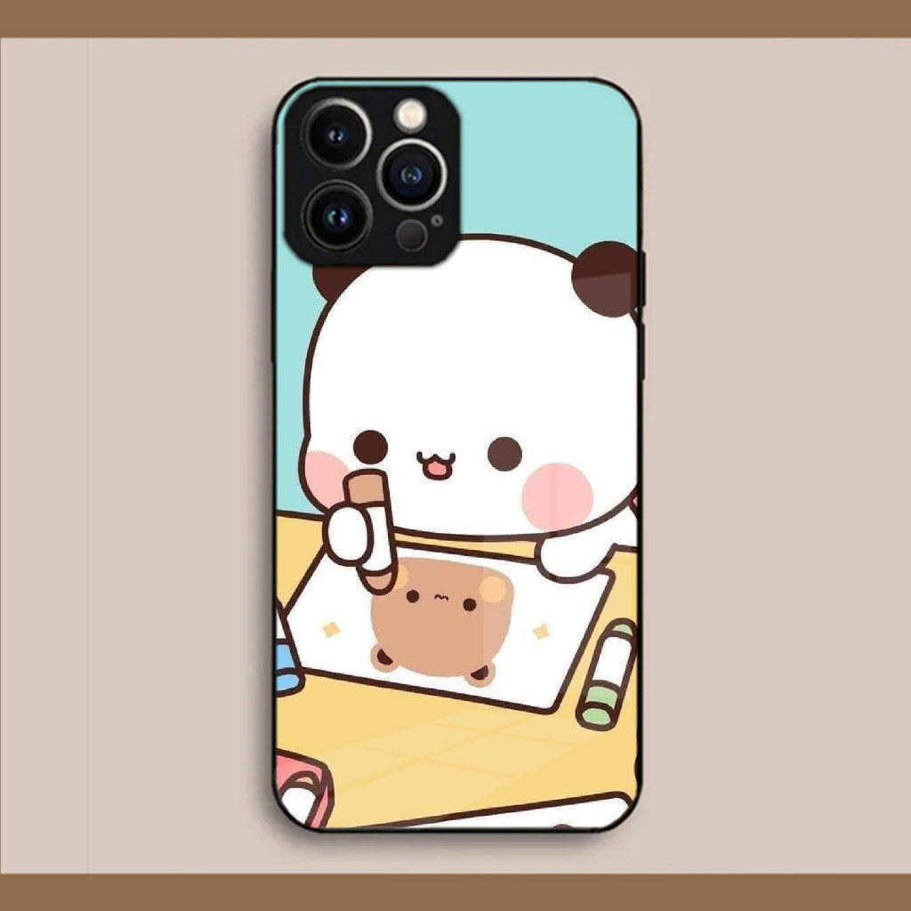 BK-74 Dễ Thương DuDu Ngộ nghĩnh BuBu Ốp lưng Kính Cường Lực IPhone 7 8 11 12 13 14 17,15 16 xs
 Xsmax xr (mini plus pro max)