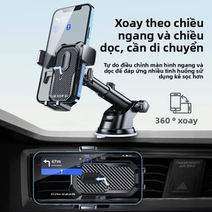 giá đỡ điện thoại trên ô tô, Điều hướng đa chức năng, Giá đỡ điện thoại di động Chuyển đổi ngẫu nhiên 360 độ, Thích hợp cho tất cả các loại ô tô