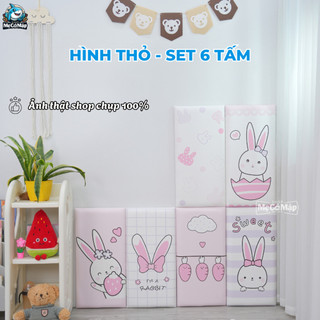[NEW] Xốp Dán Tường Chống Va Đập Cho Bé, Tấm Xốp Dán Tường 3D Hình Hoạt Hình Ngộ Nghĩnh Trang Trí Phòng Ngủ Dày 3cm