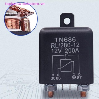 Toplanswatchstore Rơle dòng điện cao Khởi động 200A 100A 12V / 24V Điện ô tô Rơle khởi động dòng điện nặng Rơle xe VN