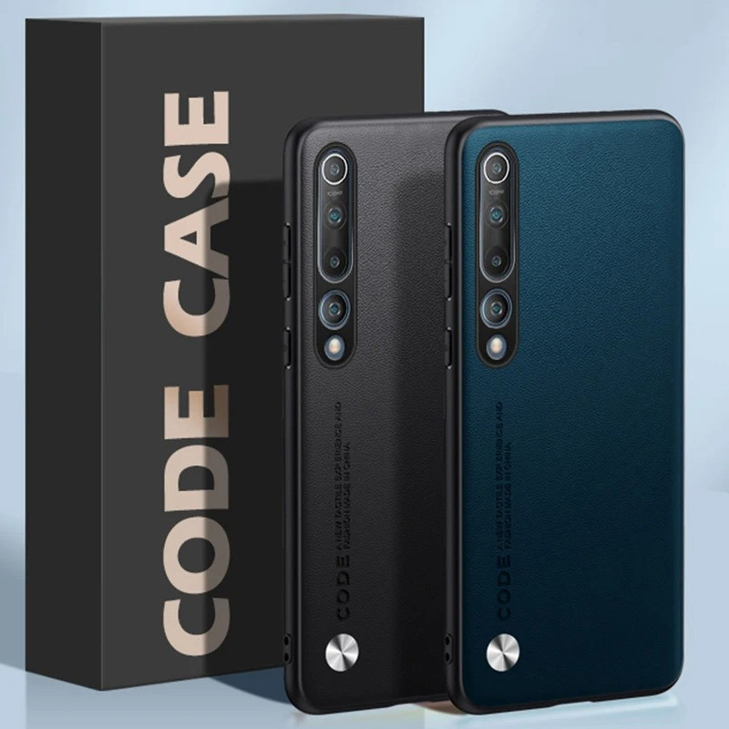 Vỏ Da Cho Xiaomi Mi 10 / 10 Pro 5G Vỏ PU Mờ Sang Trọng Chống Sốc