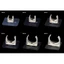ORDOBOX 1 / 5 Kẹp ống tự dính, Giá đỡ ống nước tưới vườn bể cá, Bộ chuyển đổi tưới nước cố định không đục lỗ Đầu nối kẹp ống