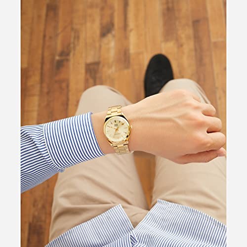 Q&Q Citizen Đồng Hồ Nam Analog - Dây Thép Không Gỉ Thời Trang