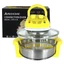 Lò nướng tròn APECHOME APH618, Dung tích 12->17 lít công suất 1300W, nấu nướng rả đông nhanh