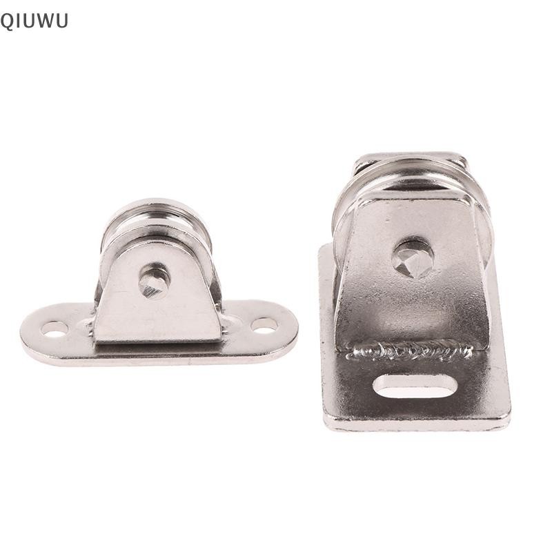 Con lăn ròng rọc QIUWU Vòng bi song công Ròng rọc bánh xe rãnh có thể tháo rời im lặng để xử lý và di chuyển vật liệu.