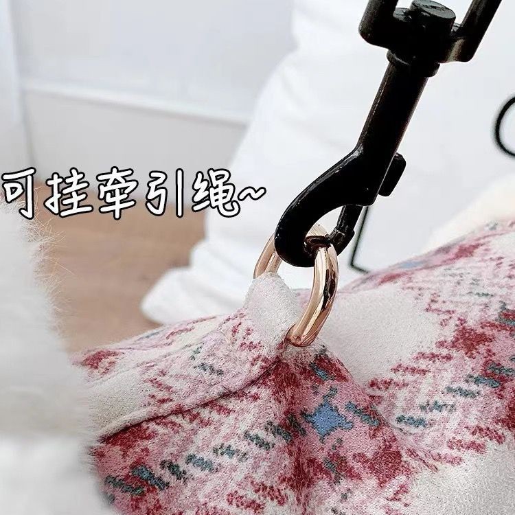 Thú Cưng Cho Chó Nhỏ 2025 Phong Cách Mới Lông Cừu Chống Lạnh Quần Áo Cho Chó