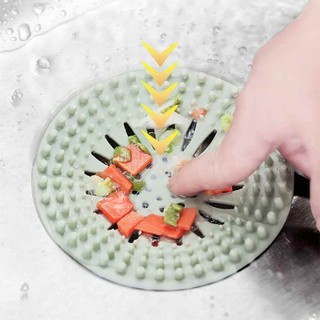Nắp Đậy Cống Thoát Nước Sàn Nhà Tắm, Bồn Rửa Chén Chống Tắc Nghẽn Tiện Dụng (TRÒN GAI) ALINE