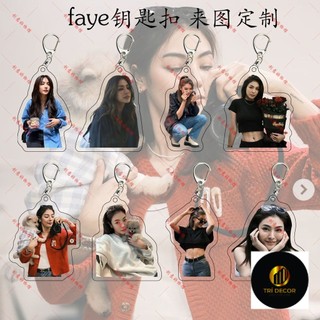 Blank The Series FayeYoko Faye Peraya Yoko Apasra Móc khóa hai mặt Acrylic cặp sách  hành lý quà tặng sinh nhật