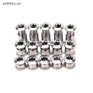 XOITU 5 Cặp Crankset Bu Lông Quay Bu Lông Xe Đạp Xích Bu Lông Quay Vít Đai Ốc VN