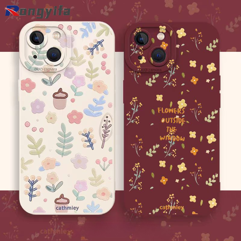 Ốp Điện Thoại Hoa Tươi Nhỏ Phong Cách Hàn Quốc Cho Samsung Galaxy S21 S20 Ultra FE S20 + S10 Lite S10E S9 S8 Plus Note 20 Ultra Flower Cover Thời Trang Vỏ Mềm Chống Rơi