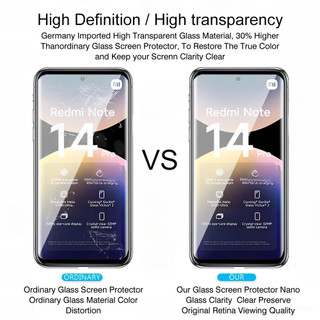 Bảo Vệ Màn Hình 2 TRONG 1 Cho Xiaomi Redmi Note 15 14 Pro Plus 14Pro + Note14 Note14Pro Note15 4G 5G 9H Full Cover Kính Cường Lực Phim Bảo Vệ Ống Kính Máy Ảnh Phim Bảo Vệ Màn Hình