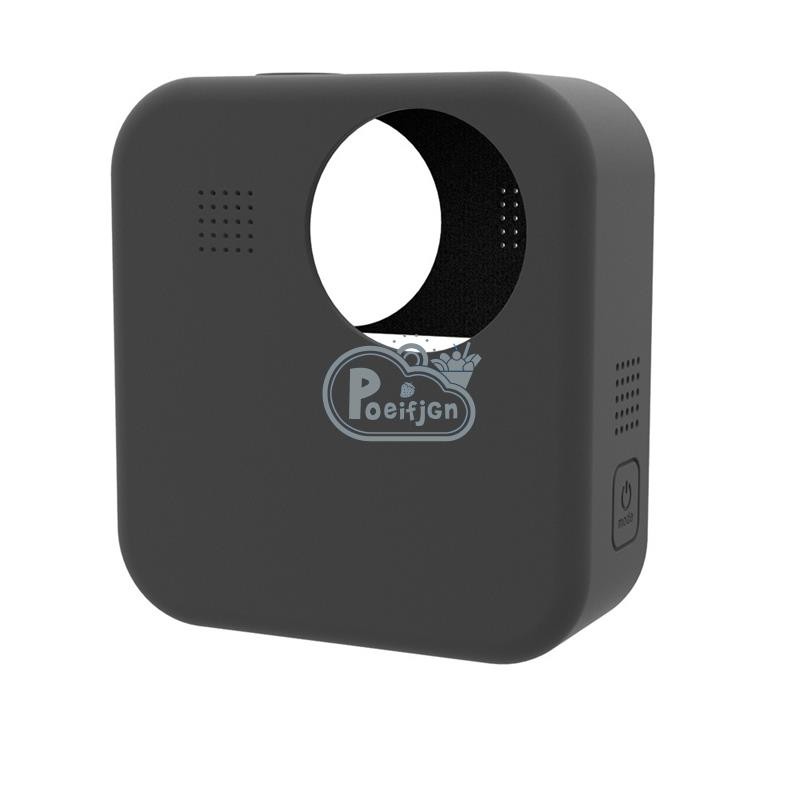 Vỏ bảo vệ silicon cho máy ảnh thể thao GoPro MAX 360 Bộ phận ống kính vòm bảo vệ chuyên nghiệp (Đen)