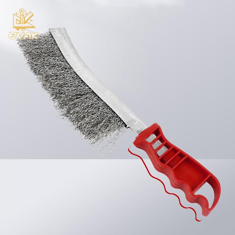 Bàn chải dây đa chức năng Alittlesetrtu Bàn chải thép không gỉ mạ đồng Bàn chải làm sạch Bàn chải loại bỏ rỉ sét kim loại để làm sạch BBQ Grill VN