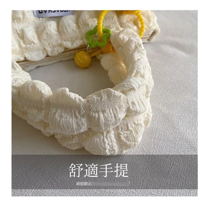 Túi mây 24H Túi đựng đám mây Túi bong bóng Túi báo hàng tuần này Túi đeo nách Macaron tươi Túi đựng rác nhỏ màu đen Phiên bản Hàn Quốc Túi mây Hàn Quốc Túi phồn – 4