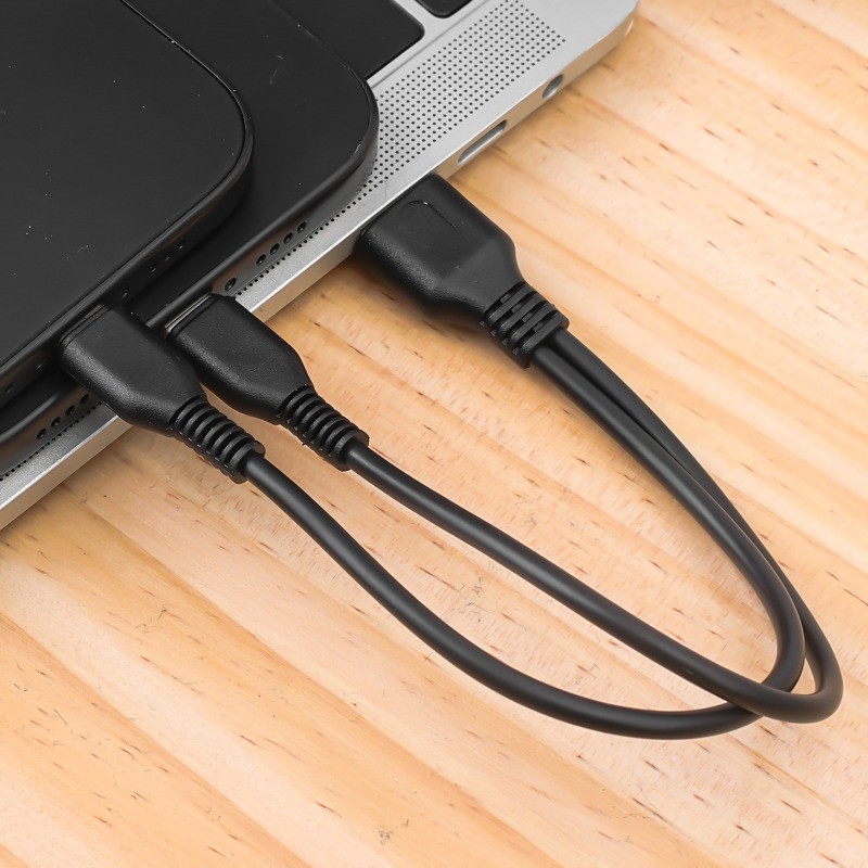 Cáp Micro USB 2 trong 1 tốc độ cao - Bộ chia sạc đa năng cổng kép - Phụ kiện sạc hiệu quả