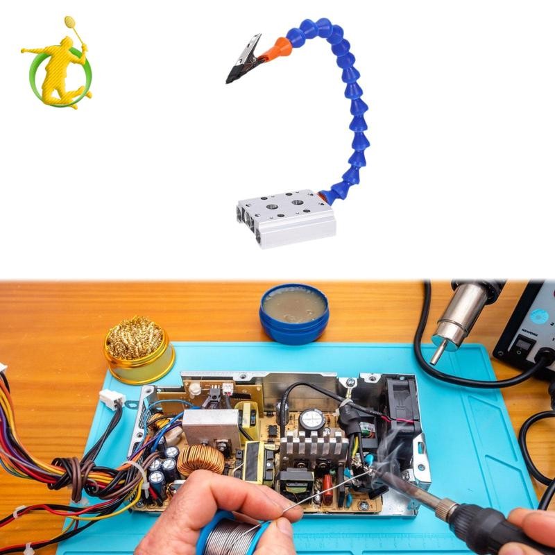 Hàn Giúp Giá đỡ hàn tay Độ ổn định đáng tin cậy Phụ kiện hàn xoay 360 độ cho người sở thích Lắp ráp