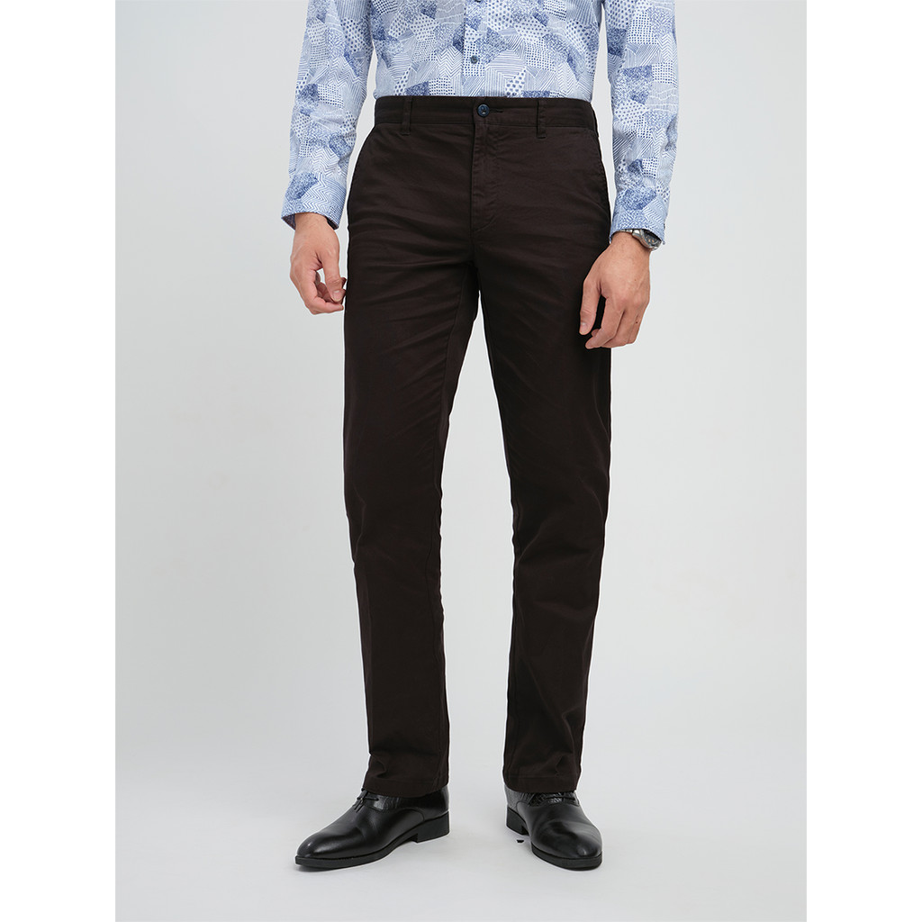 Quần khaki 0ly VIETTIEN SMART CASUAL vải poly phom regular fit VT00000266