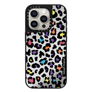 Leopard Print Series Glass Hard Phone cho iPhone 17 Pro Max 16 Plus 15 14 13 12 11 Ốp lưng bọc hoàn toàn Vỏ Acrylic phía sau chống sốc