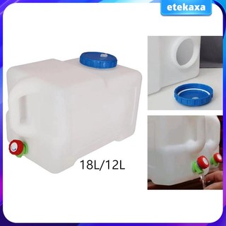 Hộp đựng nước, Hộp đựng nước có vòi, nước cắm trại