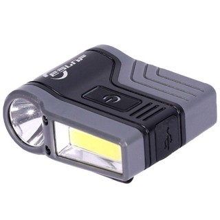 FANGHUI Cap Clip Light, Đen Cam Đỏ USB Sạc Đèn Pha Câu Cá LED, Di Động 15cm Cảm Biến Thông Minh Nhựa Chống Thấm Nước Đi Bộ Đường Dài Đầu Đèn Pin Chiếu Sáng Ngoài Trời