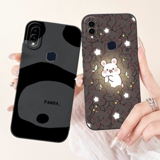 Vivo V11i V11 (Ấn Độ) Y97 Vỏ Điện Thoại Hoạt Hình Gấu Trúc Thỏ Dễ Thương Vivo 1806 Vỏ Silicon Mềm Bảo Vệ Ống Kính