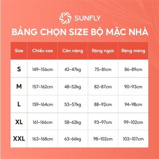 Bộ thể thao nữ SUNFLY cotton compact áo dài quần dài SS5768 đồ bộ nữ đồ mặc nhà chất liệu cao cấp, thiết kế trẻ trung