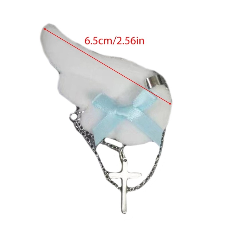 COO Nơ Cánh Kẹp Cross Pendant Cho Bé Gái