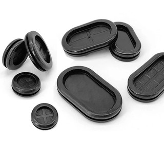 Vòng / Hình Bầu Dục Hai Mặt Cao Su Grommets Cuộn Dây Bảo Vệ Cao Su Vòng Chữ O Niêm Phong Nắp Lỗ Cắm Cho Dây Bảo Vệ Dây Cáp Niêm Phong Vòng Grommet Cách Nhiệt