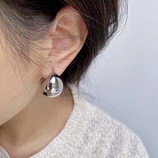 Bông tai Pháp sang trọng nhẹ nhàng cao cấp dành cho nữ, kết cấu thích hợp đơn giản, Bông tai thép titan bằng thép không gỉ nổi tiếng trên Internet dành cho nữ