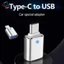 Bộ chuyển đổi nhôm USB 3.0 sang Type C OTG sang USB C USB-A sang Micro USB Type-C Bộ chuyển đổi nữ cho Pro / Air và điện thoại thông minh VN