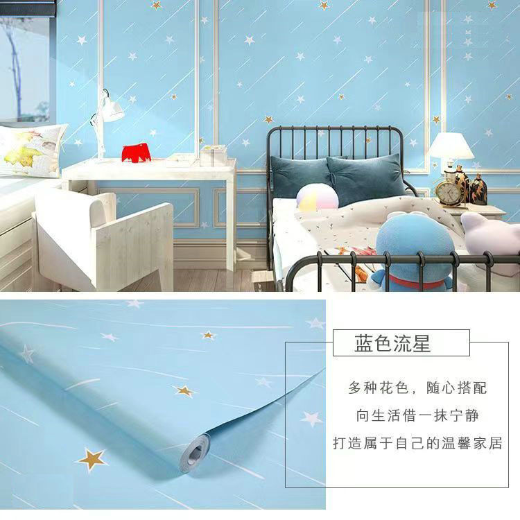Giấy Dán Tường Tự Dính Hộ Gia Đình Chống Thấm Nước Chống Ẩm Chà Dán Tường Nổi Ấm Ký Túc Xá Phòng Ngủ Nền Tường Giấy Dán Tường