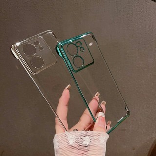 Ốp lưng siêu mỏng mạ trong suốt mạ sang trọng cho Redmi Note 12 13 14 Pro + Redmi Note 12 Turbo Redmi Turo 3 4 Pro Vỏ cứng trong suốt