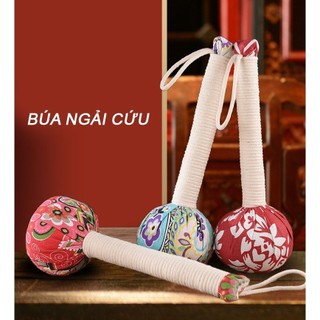 Búa ngải cứu thảo dược, gậy thảo dược mát xa cổ lưng khơi thông kinh mạch ngủ ngon 26CM SUNND