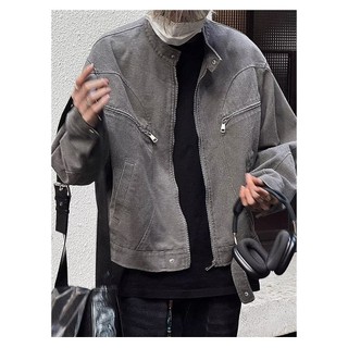 Áo khoác denim nam Gksss thời trang kiểu Mỹ cổ điển dáng rộng giản dị hợp thời trang áo khoác phong cách trung tính