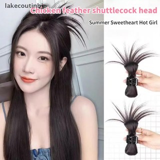 Lu Nửa Buộc Tóc Móng Vuốt Shuttlecock Tóc Giả Bắt Kẹp Lười Thịt Viên Nữ Cao Đuôi Ngựa Phụ Kiện Tóc tinhj
