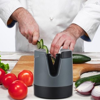 Dụng cụ mài dao nhà bếp thép vonfram bỏ túi có cốc hút, thanh đánh bóng cho dao lưỡi thẳng/răng cưa/kéo