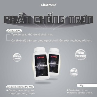 Phấn chống trơn Ligpro 45gram Giảm mồ hôi tay khi chơi Pickleball Cầu lông Bóng Rổ Tennis Bóng Chuyền Hiệu quả