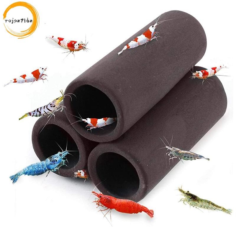 3 Nơi trú ẩn gốm nâu - Môi trường sống tôm, Ống sinh sản, Hang ẩn