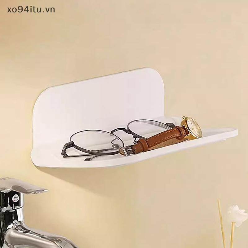 Xoitu Treo Tường Gấp Kệ Tiết Kiệm Không Gian Lưu Trữ Giá Đỡ Điện Thoại Không Đục Lỗ Wifi Router Khay Bảo Quản Nhà Tổ Chức VN