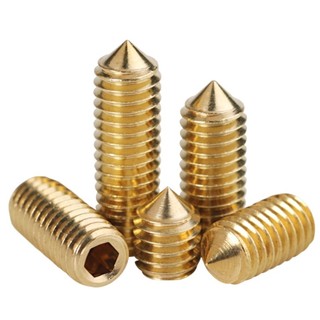 (((LXY) Vít trí lục giác đầu nhọn Đồng-Ốc cấy lục giác âm đầu nhọn các loại/Bộ vít cấy / trí lục giác/vít cấy/vít trí M3 / M4 / M5 / M6 * L3-20MM (RM-VN-1)