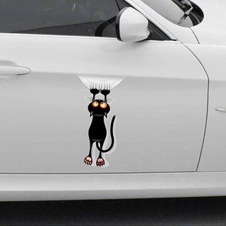 Decal che vết xước trên ô tô, xe máy, xe tải vali, tủ lạnh các mẫu hoạt hình vui nhộn mèo cào chó 3D, iron man, bat man