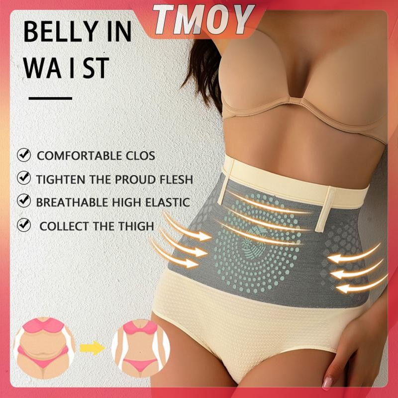 TMOY Flarixa quần lót liền mạch eo cao kiểm soát bụng, định hình cơ thể và giữ ấm uterus
