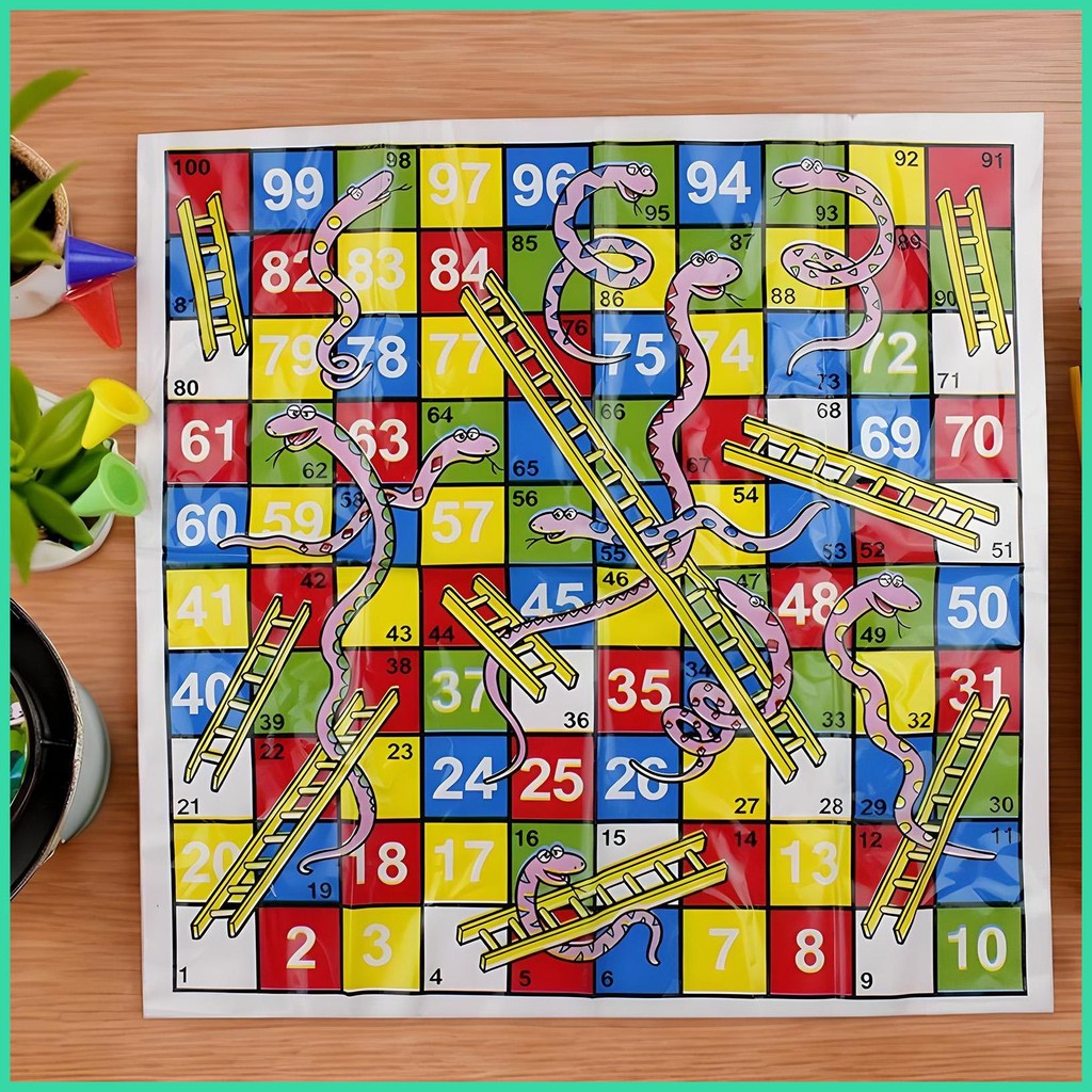 Chutes Và Thang Board Game Mini Rắn Và Thang Board Game Bộ Cờ Vua Đồ Chơi Vui Nhộn Cho Gia Đình Người Lớn Trẻ Em Thưởng Thức sonlekvn