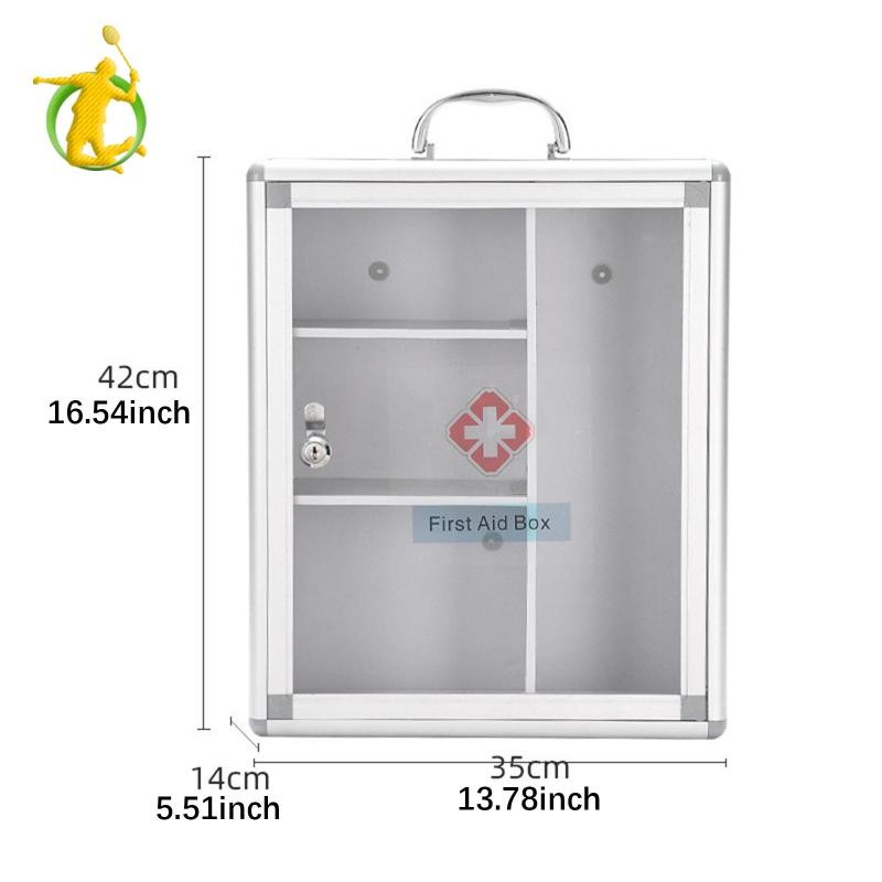 Tủ treo tường sơ cứu có hộp sơ cứu chìa khóa cho nơi làm việc tại nhà