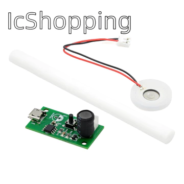 Máy tạo độ ẩm Mini USB Bộ dụng cụ DIY Máy tạo sương mù và bảng mạch điều khiển Máy phun sương Phim phun sương Tấm phun dao động Mini