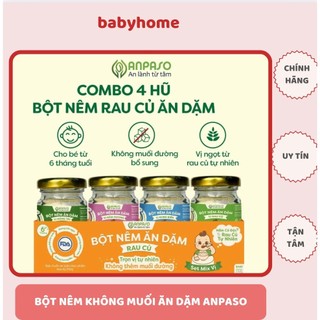 Bột Nêm Không Muối Ăn Dặm Anpaso 60gr Cho Bé 6M+ babyhomevietnam