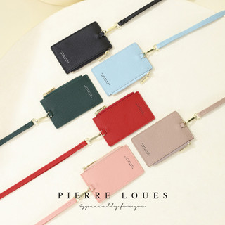 Da PU Cổ Đơn Giản Di Động Ví Nữ Slim Multi Card Case Ví Dung Tích Lớn